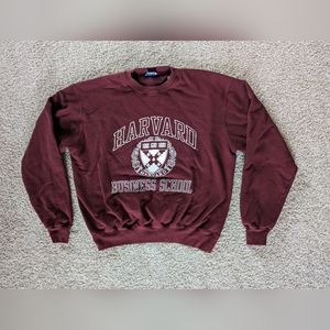 Champion Sweater Mens XX Large Burgundy Harvard Sweatshirt Vintage Made In USA